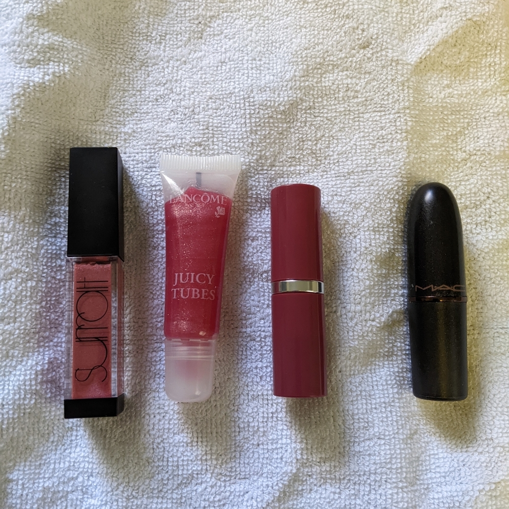Lip Bundle Surratt Soigne Juicy Tubes Magic Spell MAC Expensivo Clinique PlumPop